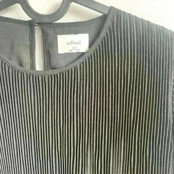 Aritzia  Wilfred Daydreamer lightweight Mini Black Sheer Chiffon Short Size XXS - Picture 11 of 11